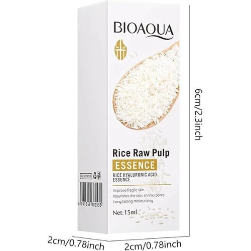 Skin Nourishing Rice Raw Pulp Essence Facial Serums Pores Moisturizing Face Impr