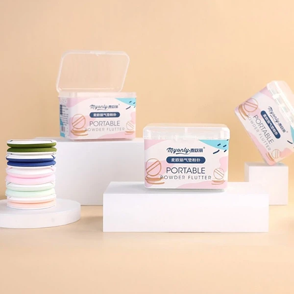 12 PC Makeup Puff Set for Flawless Application - Soft Blending Sponges