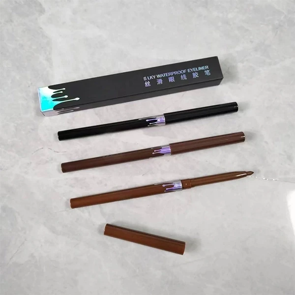 Water Resistant Eyelid Under Crease Pen Eyebrow Pencil Women Silky Inner Eyeline