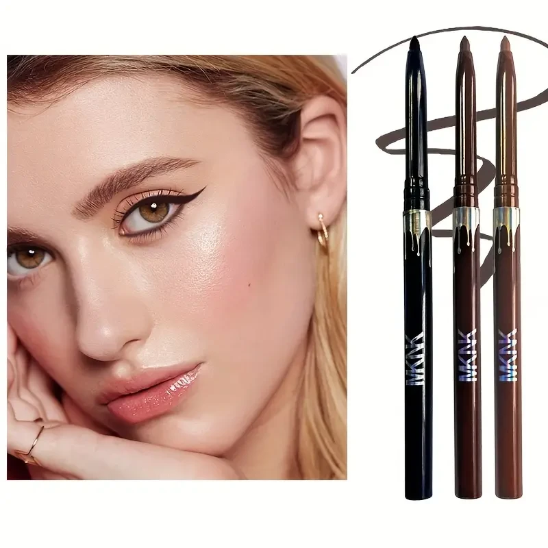 Water Resistant Eyelid Under Crease Pen Eyebrow Pencil Women Silky Inner Eyeline