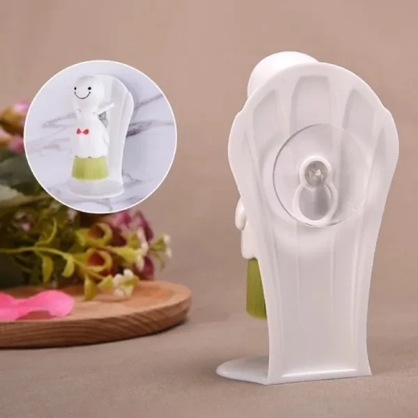 Facial Cleanser Brush - Black Spot Removal and Gentle Cleaning - White/Green - U