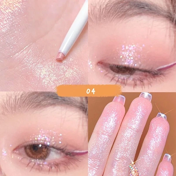 1PC Shiny Gloss Liquid Eye Shadow Facial Makeup Women Glittery Highlighter Eyesh