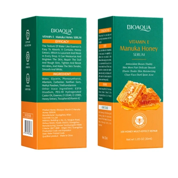 Honey Vitamin E Moisturizer Oil Control Anti Aging Facial Care Shrink Pore Face