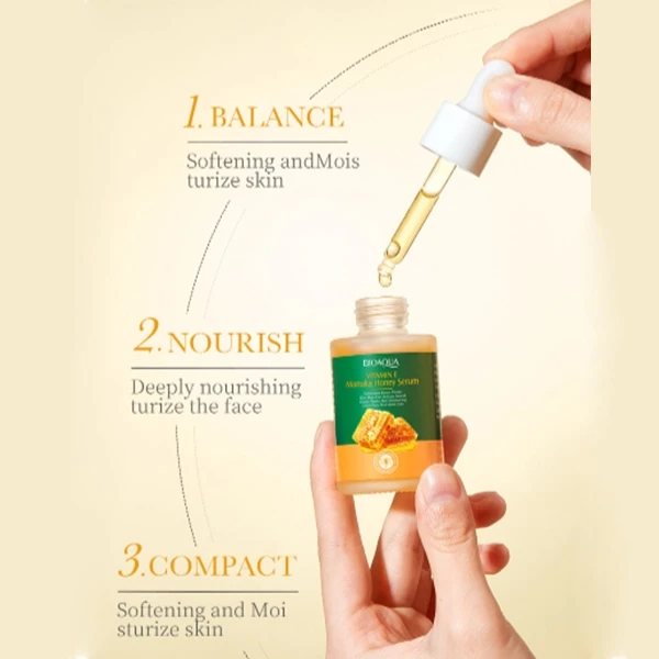 Honey Vitamin E Moisturizer Oil Control Anti Aging Facial Care Shrink Pore Face