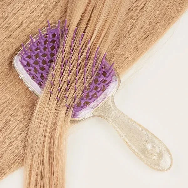 Hollow Design Hair Comb Honeycomb Women Hairdressing Tools Soft Bristle Detangli