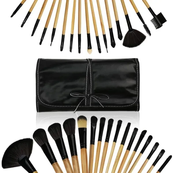 32Pcs Makeup Facial Makeup Brushes Set With Storage Bag Multi Size Blending Face