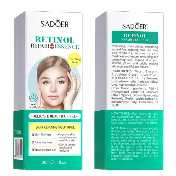 Sadoer Retinol Skin Repair Acne Revitalizing Face Serum For Women And Girl 30ml