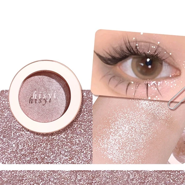 Waterproof Non-Irritating Pearlescent Highlighter Powder Glitter Women Shiny Eye