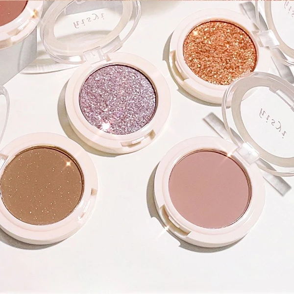 Waterproof Non-Irritating Pearlescent Highlighter Powder Glitter Women Shiny Eye