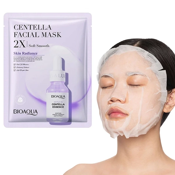 Glowing Skincare Anti-Pores Deeply Nourishing Centella Essence Facial Mask Sheet