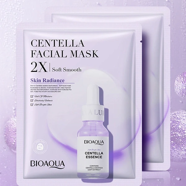 Glowing Skincare Anti-Pores Deeply Nourishing Centella Essence Facial Mask Sheet