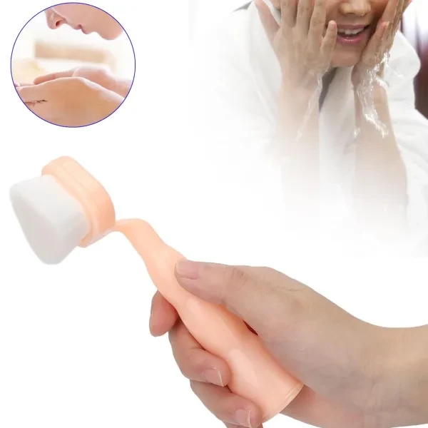 Unisex Face Cleansing Brush for Deep Cleaning - Pink.