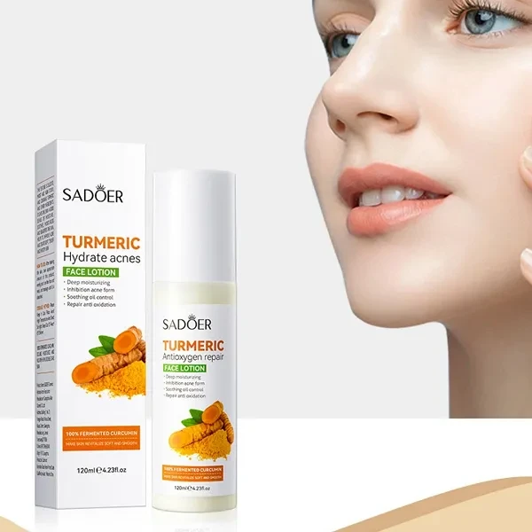 Turmeric Face Lotion Dark Spots Remover Brightening Skin Dirt Remover For Women