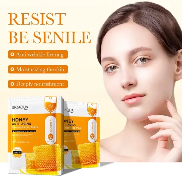 Honey Natural Extraction Deeply Moisturizing Mask Anti-Aging Skin Care Hydrating