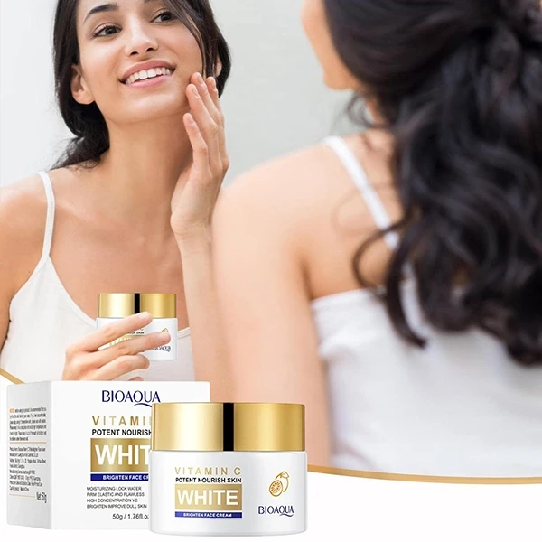 Skin Nourishing Vitamin C Face Brightening Cream Dry Skin Hydrating Whitening Fa