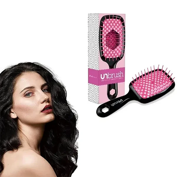 Premium Quality Soft Bristle Detangling Hair Brush Air Cushion Scalp Massage Cur