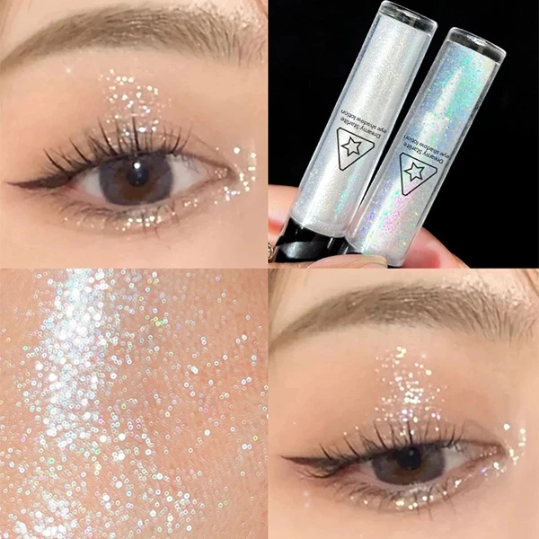 Shimmering Liquid Eyeshadow Women Eye Grooming Water Resistant Long Lasting Glit