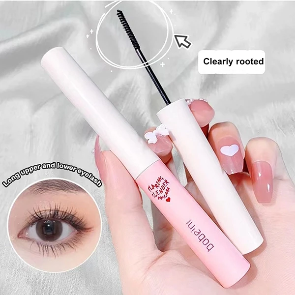 Eyelashes Curler Long Lasting Eye Enhancement Waterproof Beauty Mascara - Brown