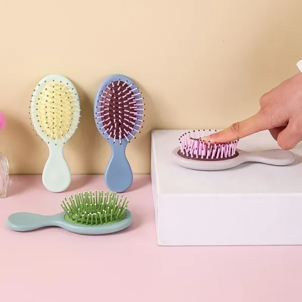 Mini Air Cushion Detangler Hair Brush, Head Massage Comb, Paddle Brushes, Hair G
