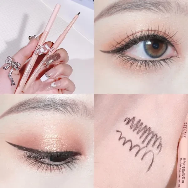 Long Lasting Water Resistant Quick Dry Face Grooming Women Eyeliner - 01