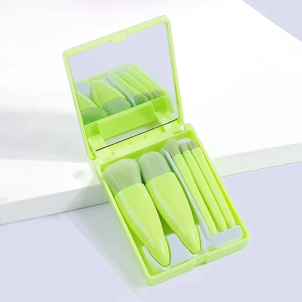 Goddess Makeup Magic 5-in-1 Brush Set - Compact Travel Kit