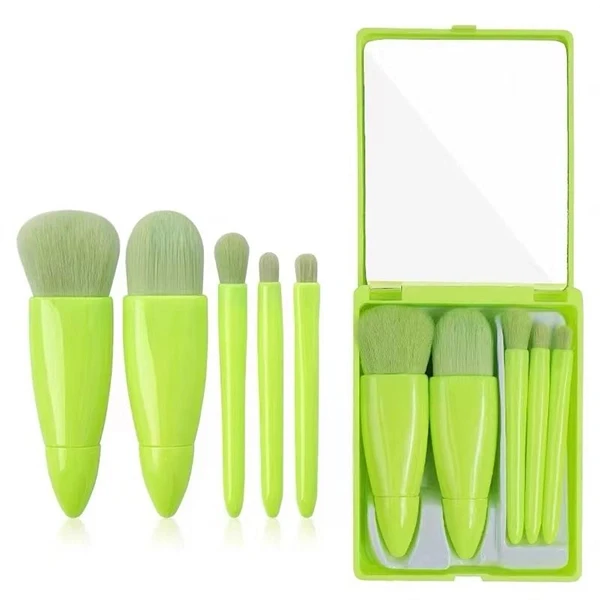 Goddess Makeup Magic 5-in-1 Brush Set - Compact Travel Kit