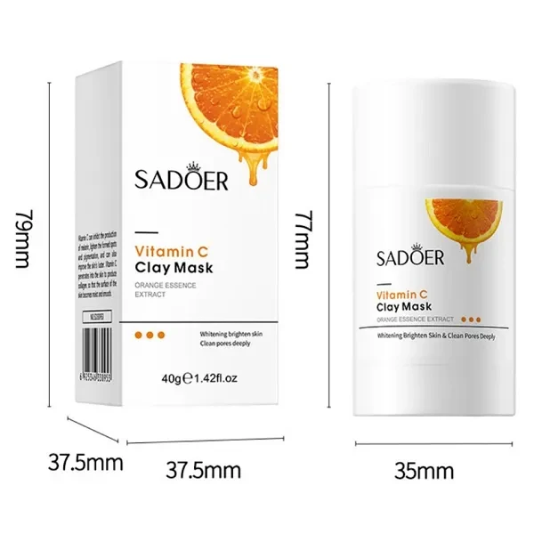 Sadoer Deep Cleansing Mask Moisturizing Restorative Solid-vitamin C For Face Use