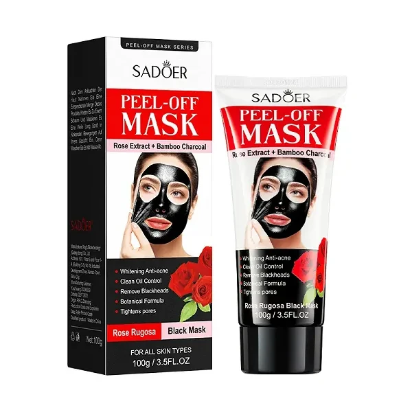 Natural Organic Face And Nose Cleansing Peel Off Black Mask For Blackhead Remove