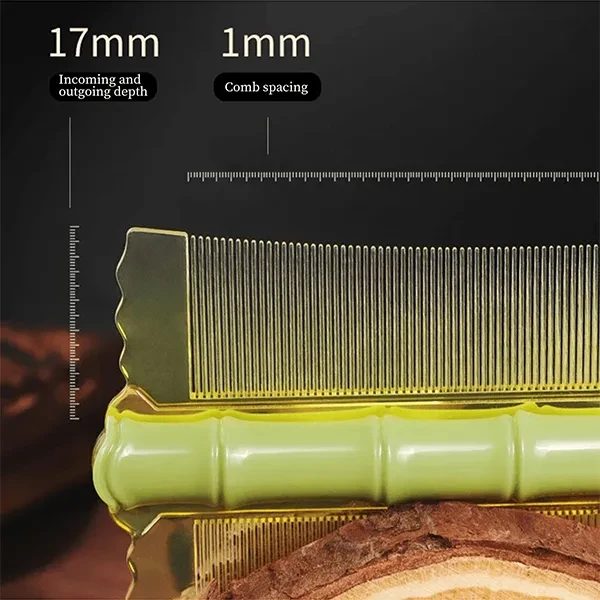 Double-Sided Dense-Toothed Comb Anti-Dandruff Hair Care Tool Lice Grate Comb wri