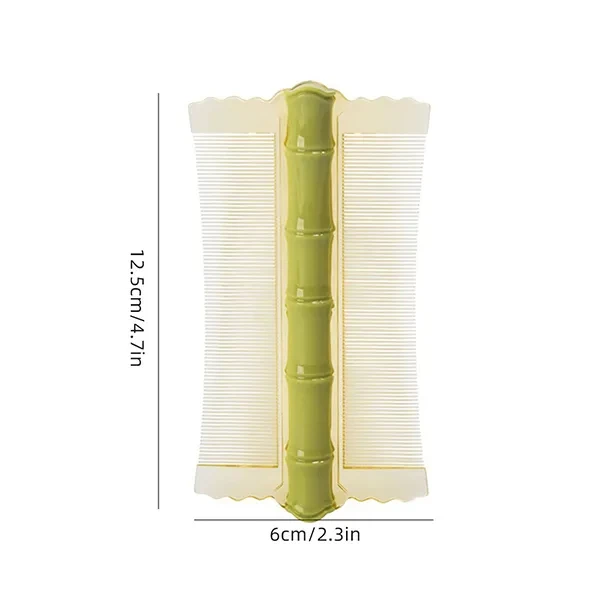 Double-Sided Dense-Toothed Comb Anti-Dandruff Hair Care Tool Lice Grate Comb wri