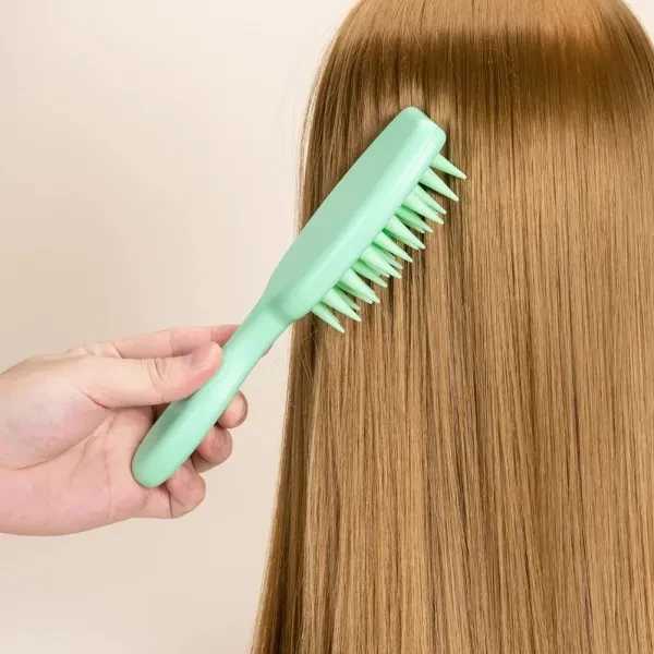 Anti Itch Silicone Scalp Head Massager Brush Head Massaging Shampoo Comb Detangl