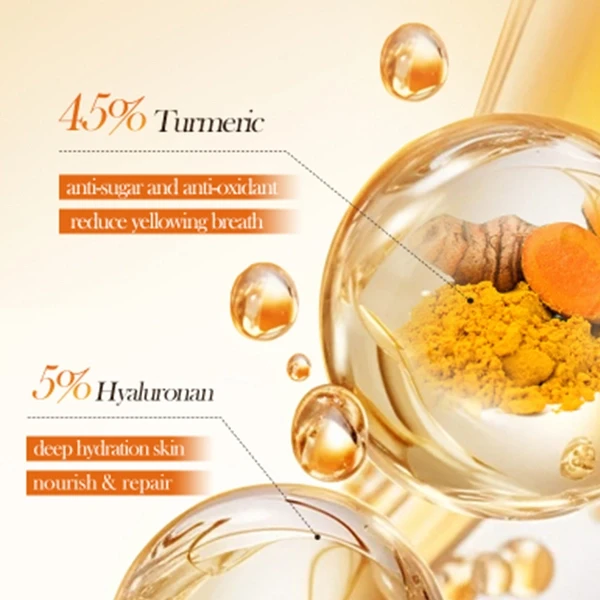 Anti Oxidation Acne Skin Repair Turmeric Face Mask Enhance Glow Skin Care Soothi