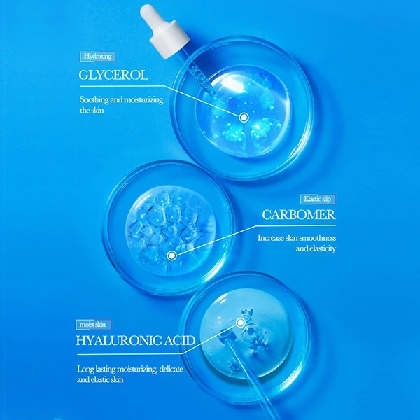 Vitamin B5 Hyaluronic Acid Moisturizer Personal Facial Care Skin Glowing Repairi