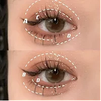 Nine Colors Water Proof Long Lasting Non-Smudge Matte Glittery Eyeshadow Palette