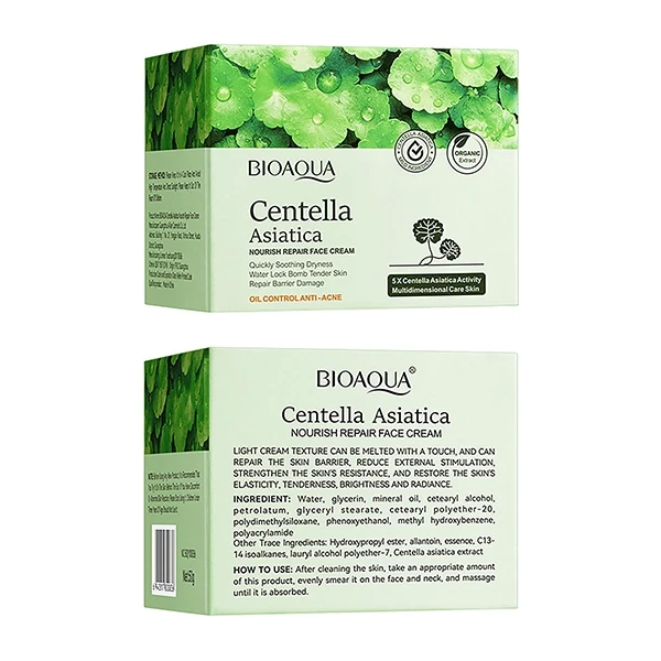 Centella Asiatica Anti-Acne Oil Control Personal Care Nourish Skin Repair Face C