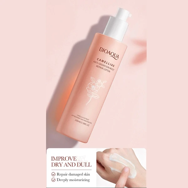 5 In 1 Camellia Flower Moisturizing Skin Lotion Cream Peronscal Skincare Product