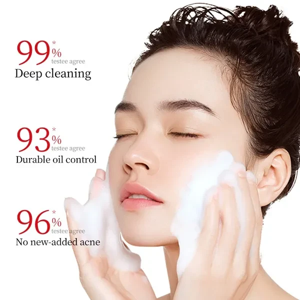 Sadoer Pomegranate Amino Acid Mousse Oil Control Exfoliating Moisturizing Facial