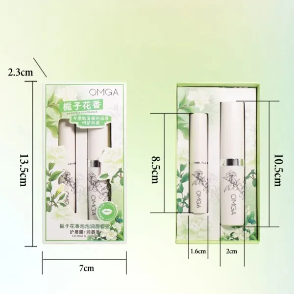 Set Of 2 Pieces Women Lips Beauty Moisturizing Mask Set, Double Moisturizing Lip