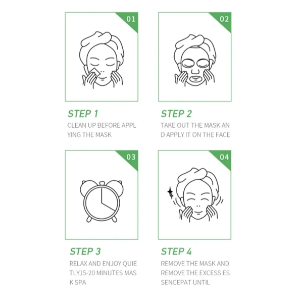 Strawberry Fruit Essence Moisturizing Face Mask Tender Smooth Skin Care Brighten