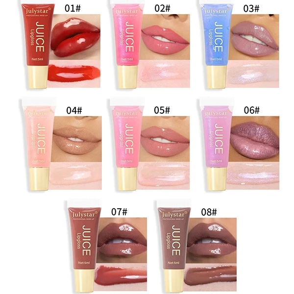 Long Lasting Glossy Moisturizing Waterproof Lip Care Women Easy To Apply Nourish
