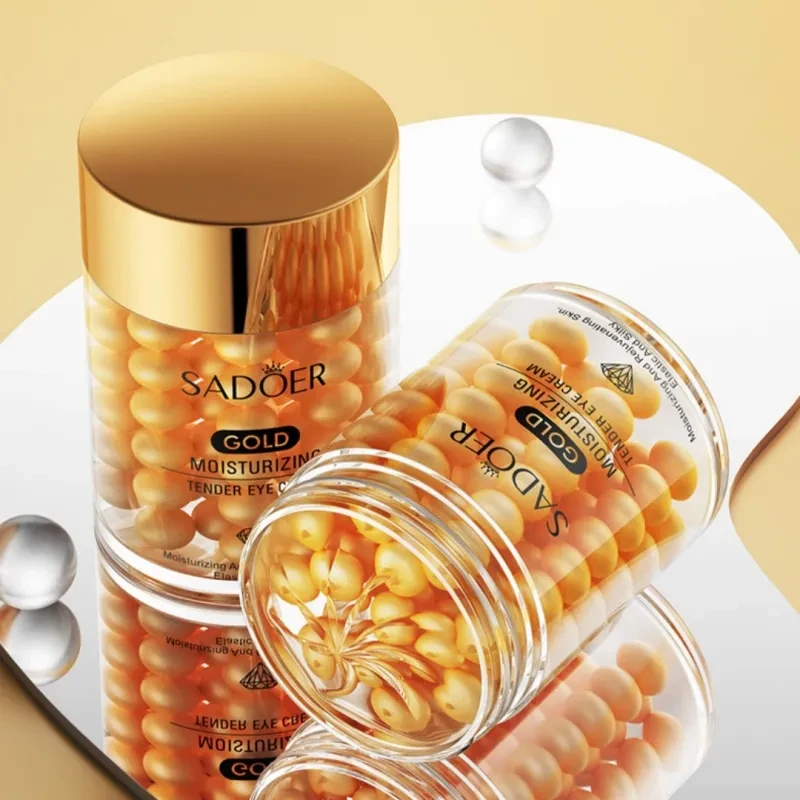 Gold Moisturizing Eye Cream Face Care Around The Eye Anti Dark Circles Tender Ey