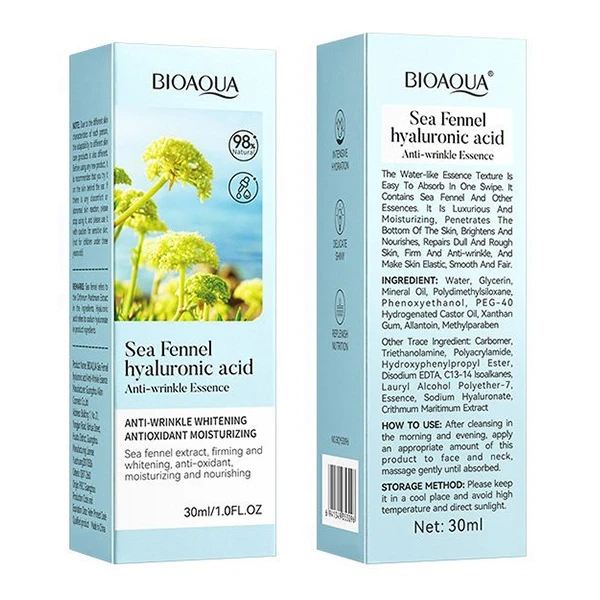 Glowing Skin Improvement Sea Fennel Facial Care Hyaluronic Acid Anti-Aging Moist