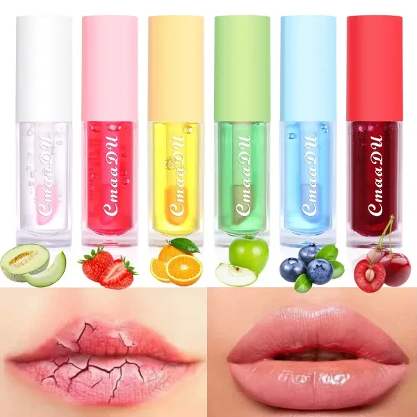 One Piece Portable Moisturizing Anti-Cracking Green Blueberries Lip Care Color C