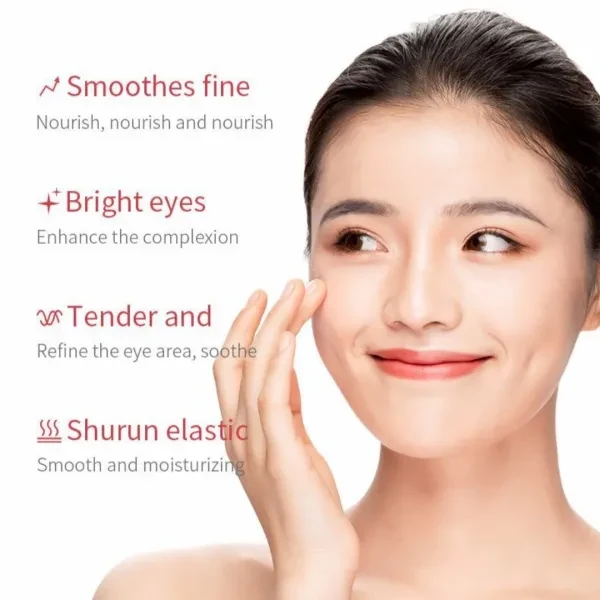 Rose Moisturizing Shiny Eye Cream Face Care Around The Eye Anti Dark Circles Ten