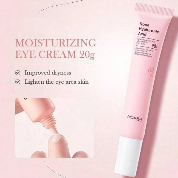 Rose Hyaluronic Acid Skin Care Set Anti Aging Nourishing Cream Lotion Women Beau