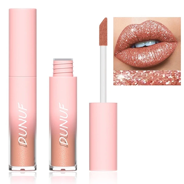 Waterproof Colorful Metallic Lip Care Long Lasting Shimmer Liquid Diamond Matte