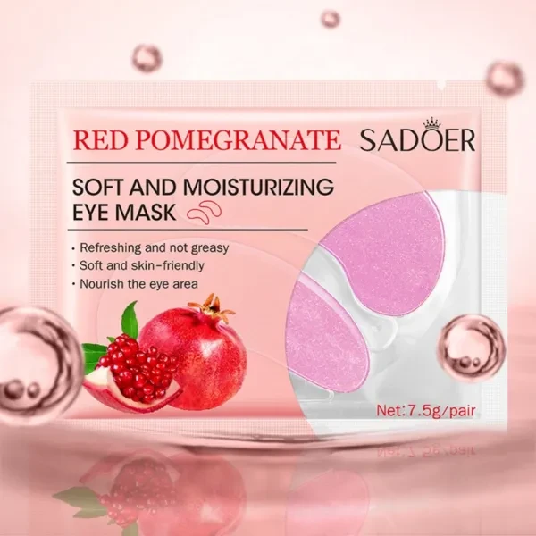 1 Pair Crystal Collagen Eye Mask Anti Circles Moisturizing Anti-wrinkle Skin Car