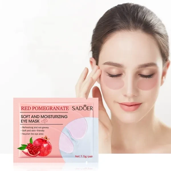 1 Pair Crystal Collagen Eye Mask Anti Circles Moisturizing Anti-wrinkle Skin Car