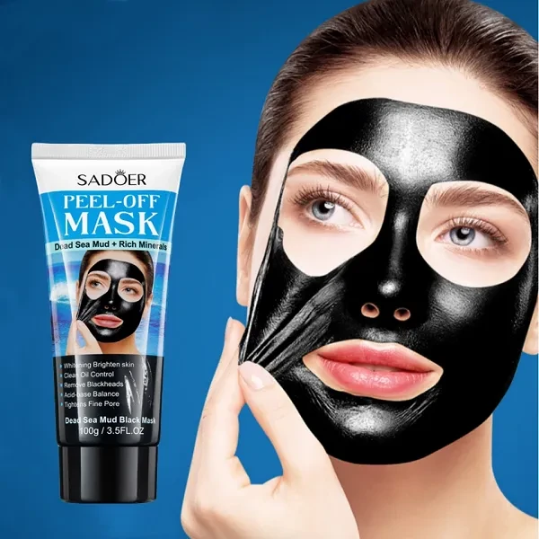 Sadoer Peel-off Black Mask Dead Sea Mud Rich Minerals Clean Oil Control Blackhea