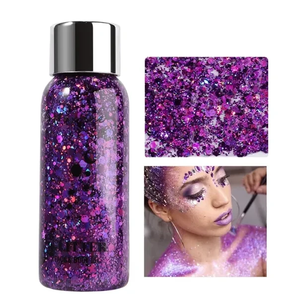 2 Pieces Face Body Glitter High Pigment Eye Shadow Highlight Stick Contouring Fa